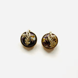 BROWN TABBA EARRINGS