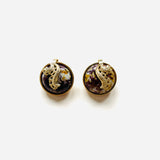 BROWN TABBA EARRINGS