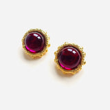 PURPLE MATTE EARRINGS