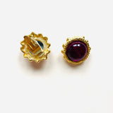 PURPLE MATTE EARRINGS
