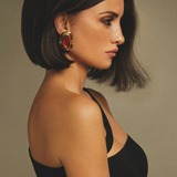 GOLD EARRINGS LES BERNARD VO